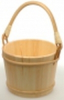 Ведро деревянное SaunaSet 12л для бани и сауны